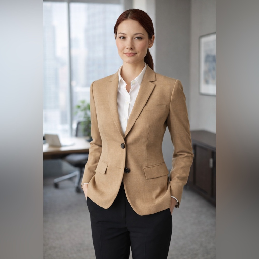 J Crew Womens Wool Super 120s Blazer Size 4